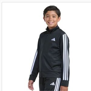 Adidas Black and White Youth Jacket